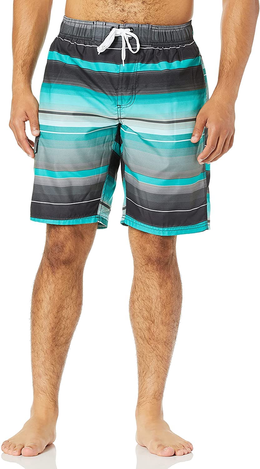 Kanu Surf Men's Barracuda Swim Trunks (Regular & Extended Sizes)