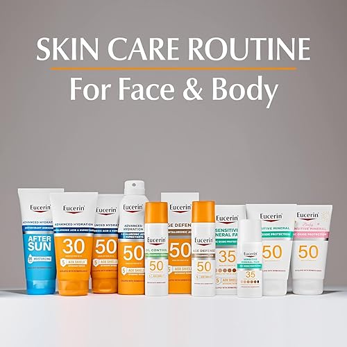 Vista 12 de Eucerin Sun Age Defense SPF 50 Face Sunscreen Lotion with Hyaluronic Acid, Hypoallergenic, Non-Comedogenic Sunscreen SPF 50 Free of Fragrance