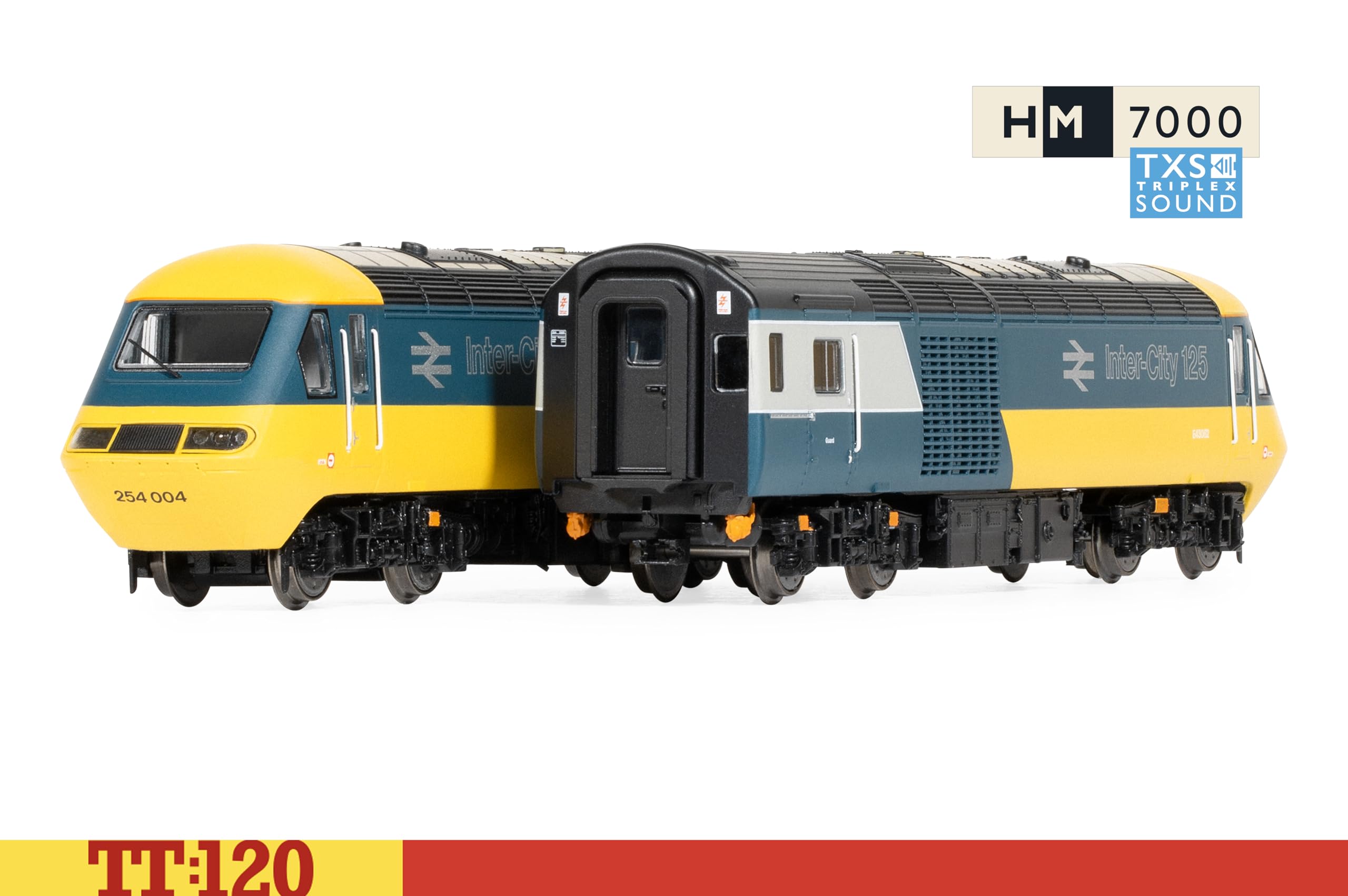 TT:120 Hornby TT1004TXSM Set di Treni digitali ad Alta velocità Intercity 125 - Locomotive Diesel con Audio