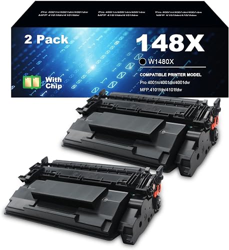 Remanufactured 148X Black High Yield Toner Cartridge Compati
