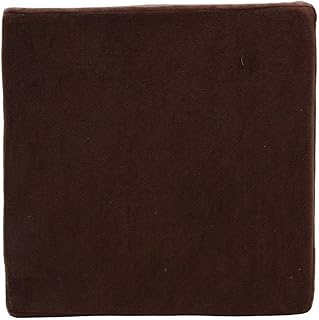 不二貿易 低反発 スクエアクッション 40×40cm ブラウン 16562