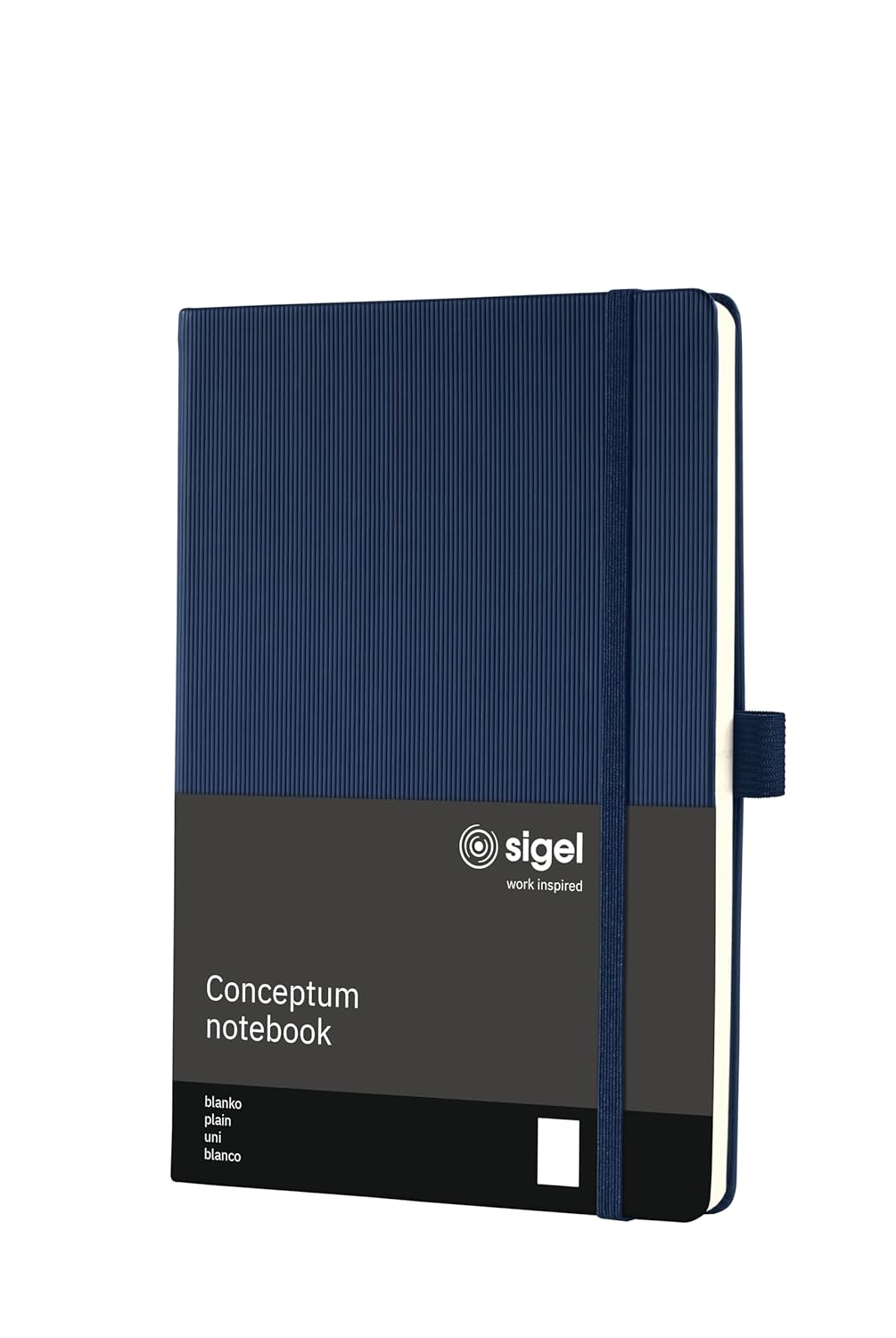 Sigel Conceptum CO685 Notebook - Plain - Approx. A5 - Dark Blue - Hardcover - 194 Seiten - PEFC Certified      Tankobon Softcover