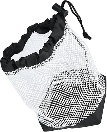 Miniatura 7 de Fydun Bolsa para sostener, bolsa de malla de nylon con cordón de 36 bolas titular de almacenamiento de red accesorio
