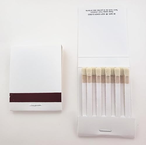 2 cajas de 50 fósforos blancos lisos, 20 casillas de huelga, bodas, cumpleaños, etc