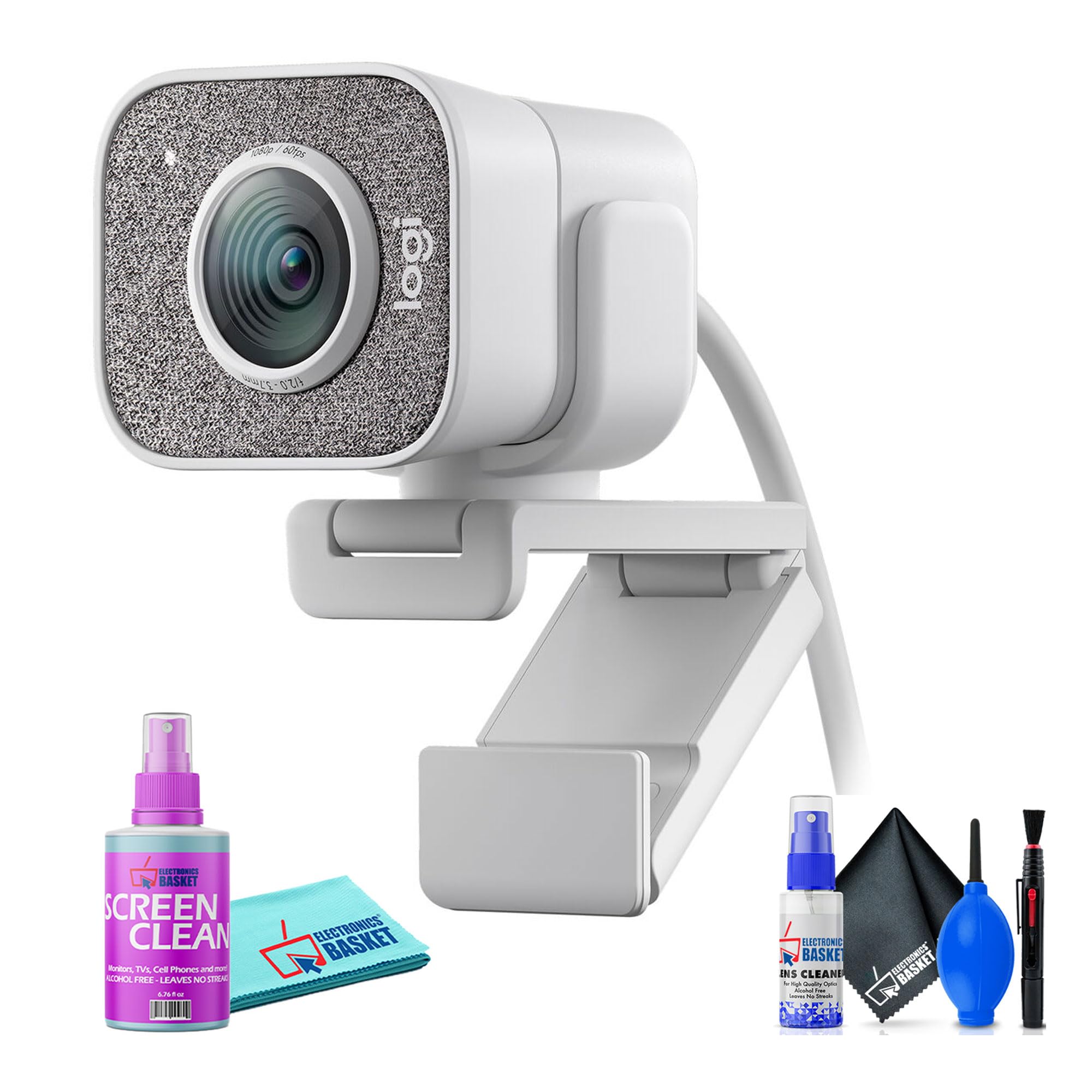 【値下げ可】logitech streamcam Logitech StreamCam Premium for Creators Webcam - White Bundle