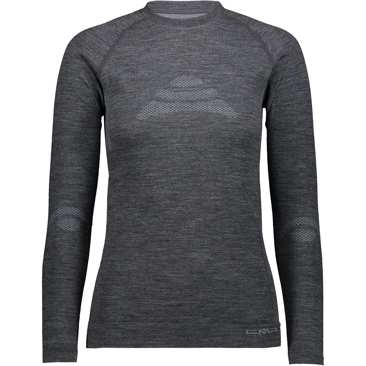 CMP - Woman Seamless Sweat, Black Mel., 42/44