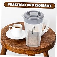 Vista 8 de Jarra de agua, colador de té, 74.4 fl oz, jarra de agua fría de gran capacidad, jarra resistente al calor, para té, limonada, leche, bebidas