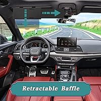 Vista 7 de Extensor de visera polarizada, visera antirreflejo para automóvil que protege del deslumbramiento solar, protección solar interior del automóvil