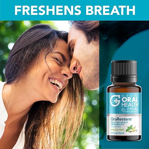 Miniatura 9 de Probióticos orales avanzados para la boca con BLIS K12 M18 (vainilla de fresa) y aceite de dientes y encías OraRestore Tratamiento para el mal