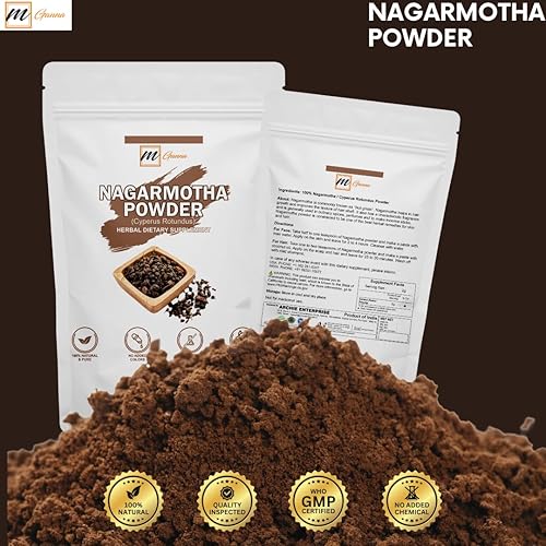 Miniatura 3 de Polvo 100% natural de NagarmothaCyperus Rotundus para la salud y el cuidado de la piel, 0.5 libras  227 GMS