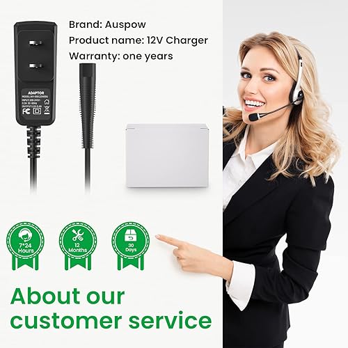 Miniatura 8 de Para cargador Braun, cargador de afeitadora de 12 V, cable de alimentación para Braun Series 7 9 3 5 1 XT5,12V adaptador de maquinilla de afeitar