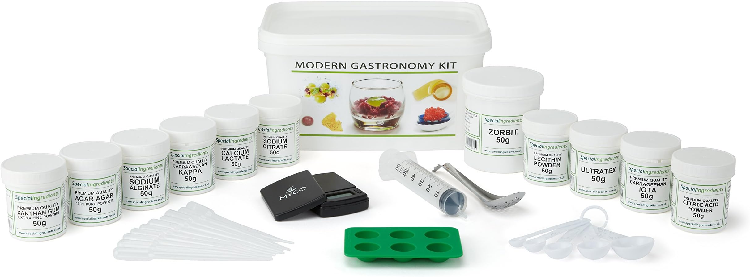 Special Ingredients Modern Gastronomy Kit (Ultimate Molecular Gastronomy and Modernist Cuisine Kit)