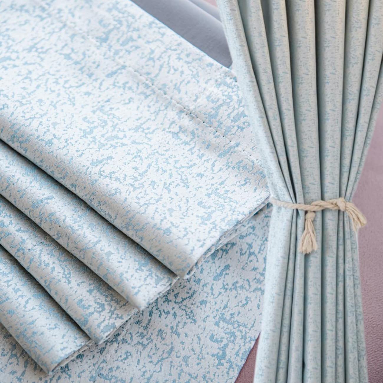 Blackout Curtains - Light Blocking UV Protection Curtain 2 Pieces Top Eyelets Window Drapes (silver, W150 x L270cm)