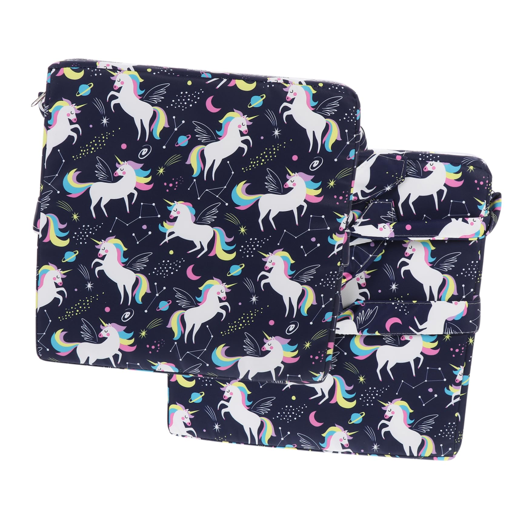 Coussin Rehausseur Chaise Haute Garçon Fille Motif Licorne Confortable Éponge Haute Densité Housse Amovible Lavable Pour Garçons Filles Mangeurs