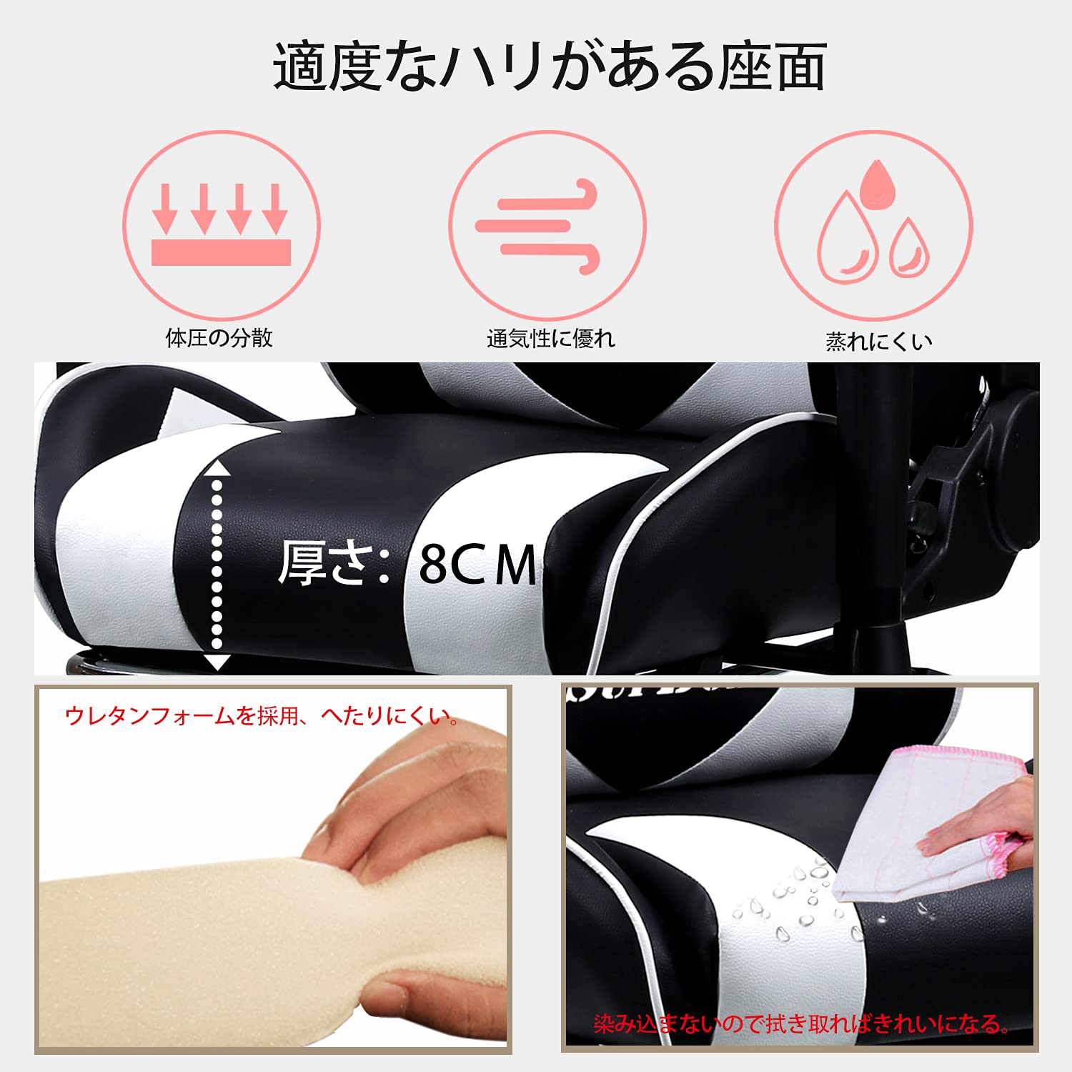 Amazon.co.jp: SupBox ゲーミングチェア ゲームチェア デスクチェア