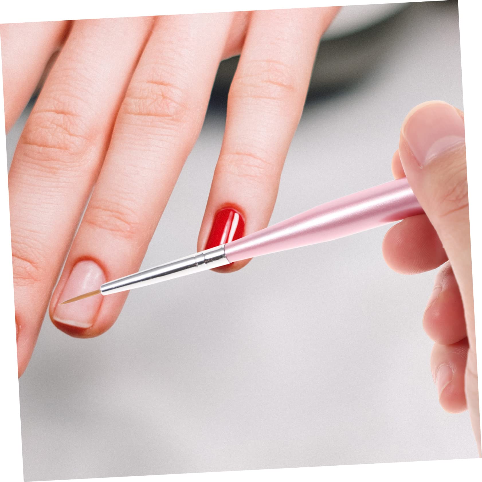 FRCOLOR Juego De 5 Pinceles Para Manicura Y Pedicura Para Salón De Uñas 7 Unidades X 5