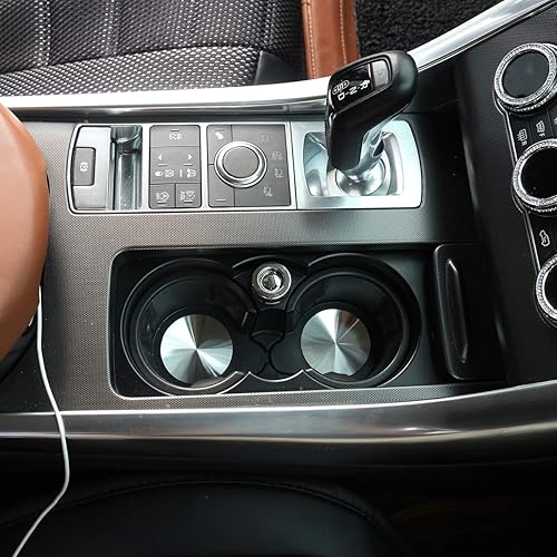 Miniatura 5 de CHEYA Acero inoxidable coche titular de la cubierta Mat Trim para Alfa Romeo Giulia Stelvio 2017 2018