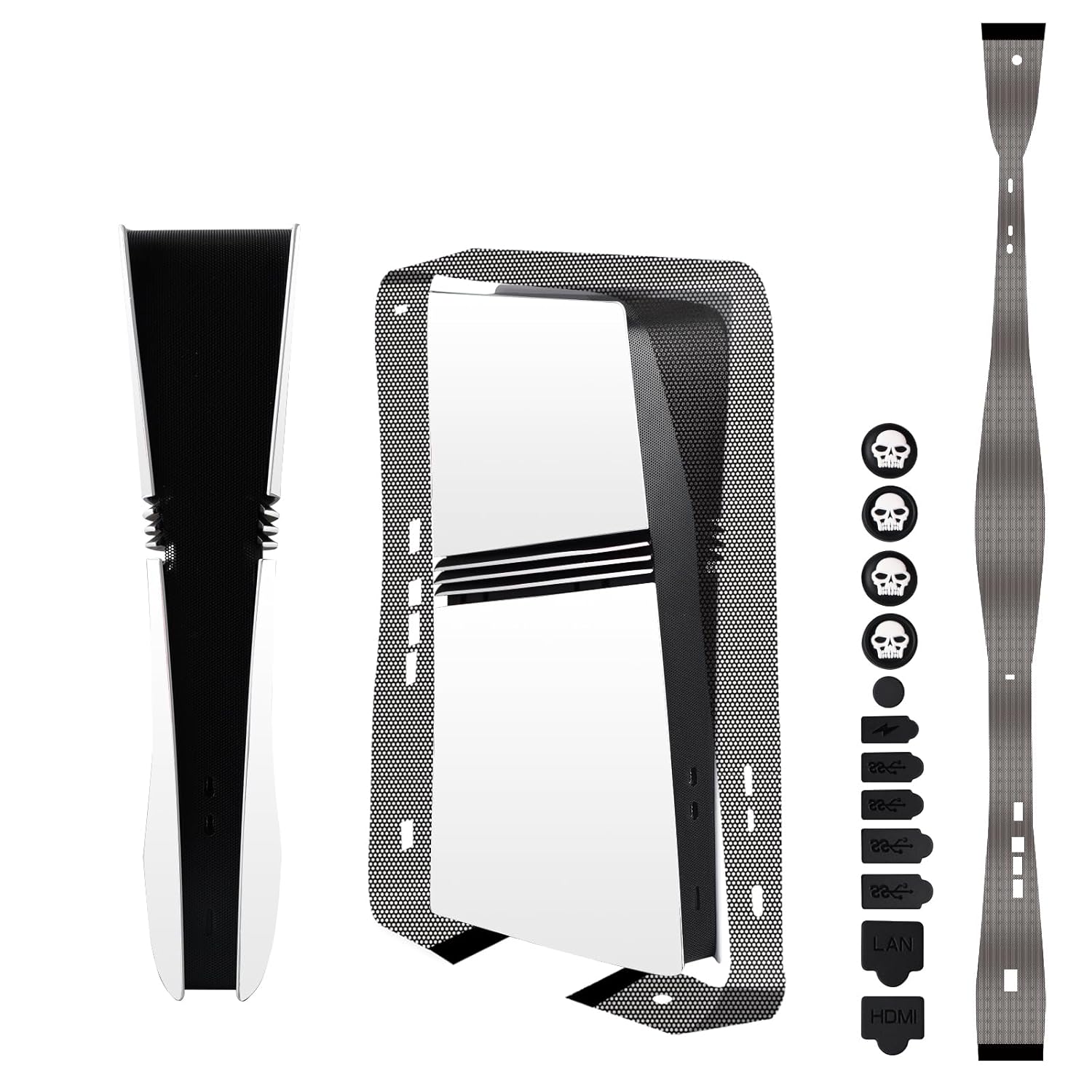 Dust Cover Net Only for PS5 Pro Disc Digital Version - TECTINTER Prevent Dust and Pet Hair Dust