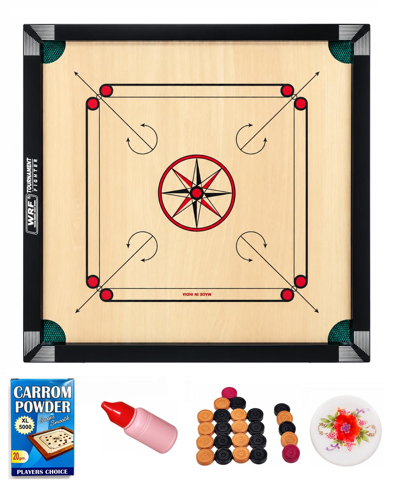 Premium Carrom Board - Practice & Play! -15