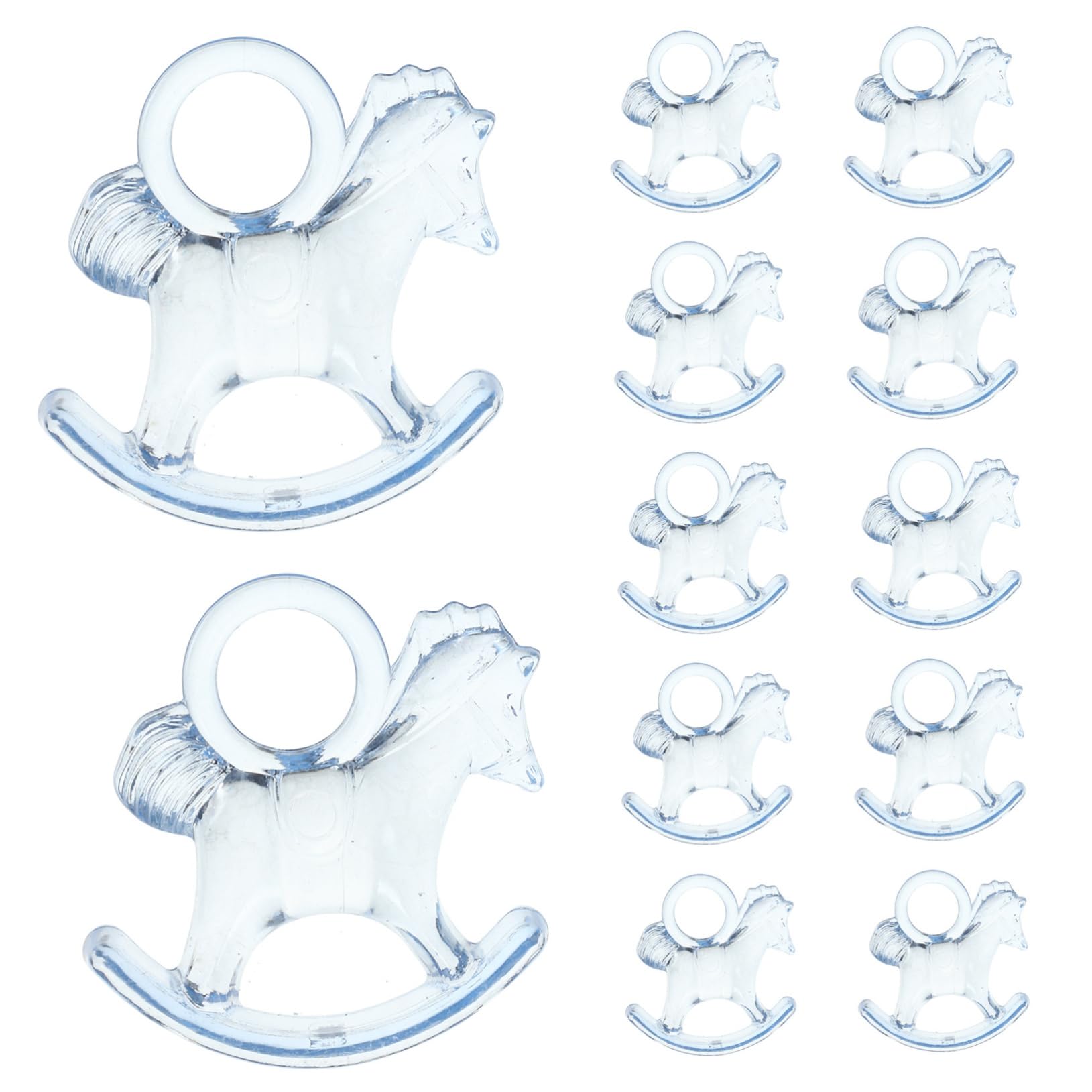 240pezzi Decorazioni Cavallo Dondolo per Shower Centrotavola e Accessori per Fotografie Decorazioni Adorne per Festeggiamenti di Nascita e Feste