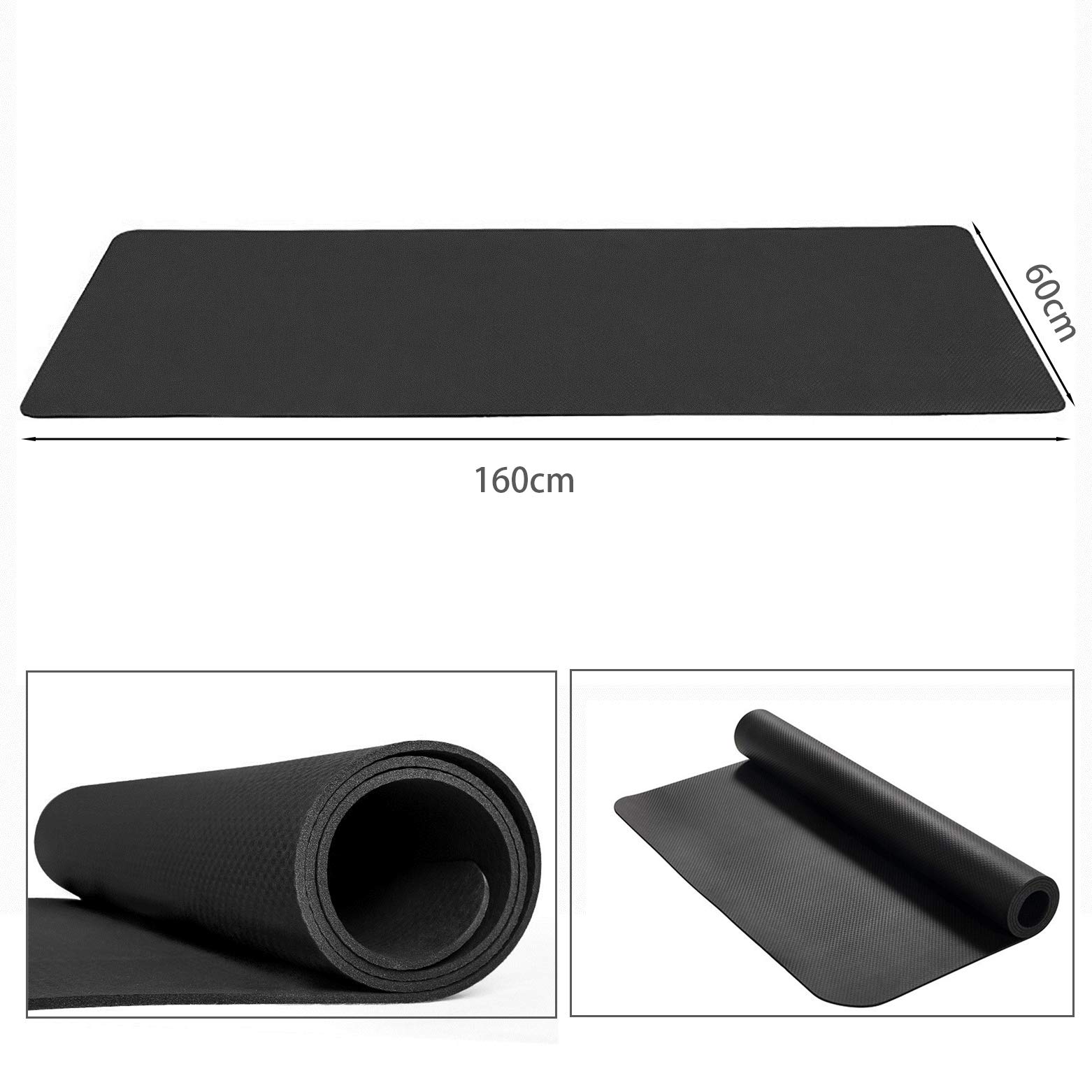Tappetino Insonorizzante per Tapis Roulant, Tappetino Rulli, Multifunzione Tappeti per Fitness, Tappetini Insonorizzanti