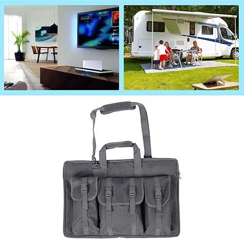 Miniatura 2 de Bolsa de viaje satelital Gen 3 para exteriores para cables adaptadores de enrutador con material de lona premium o viajes de camping RV