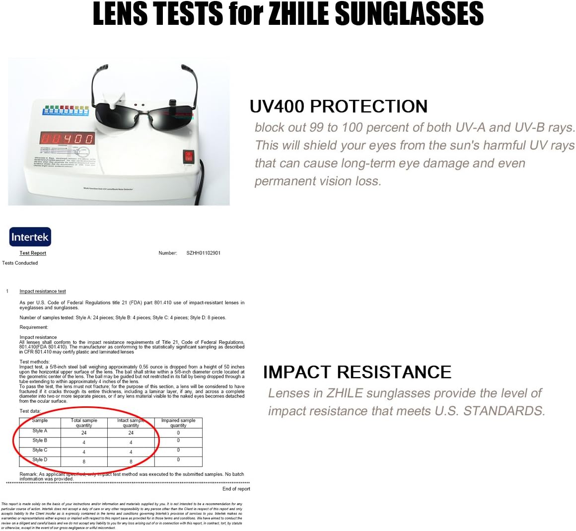 ZHILE Polarized Sunglasses for Men, 8-base Curve Wrap Metal Frame for Fishing Sporting Driving with Sunglasses Case - Image 4