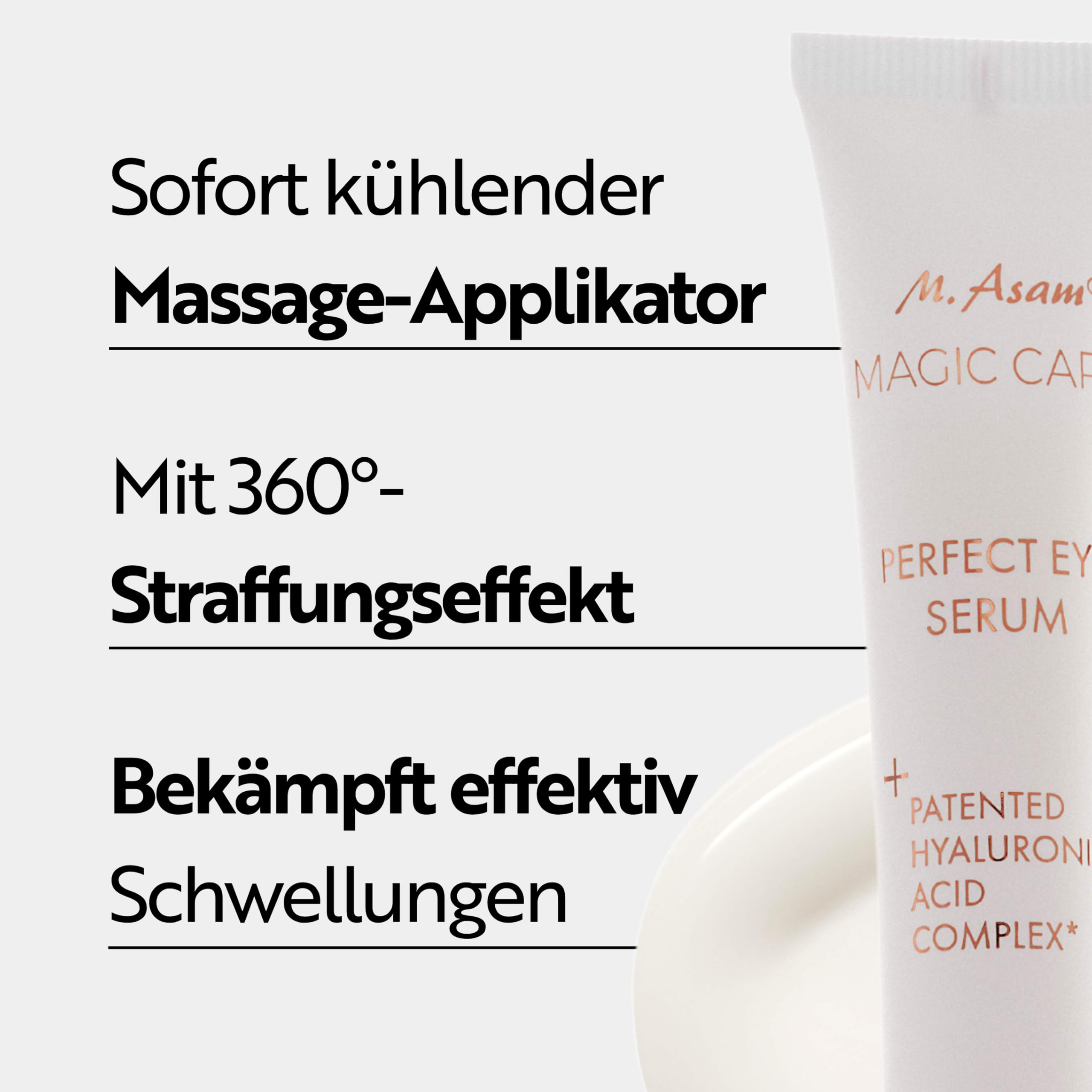 M. Asam MAGIC CARE Perfect Eye Augenserum (25 ml) – Gegen Dunkle Augenringe und Schwellungen, Serum Mit 360° Straffungseffekt & Hyaluronsäure