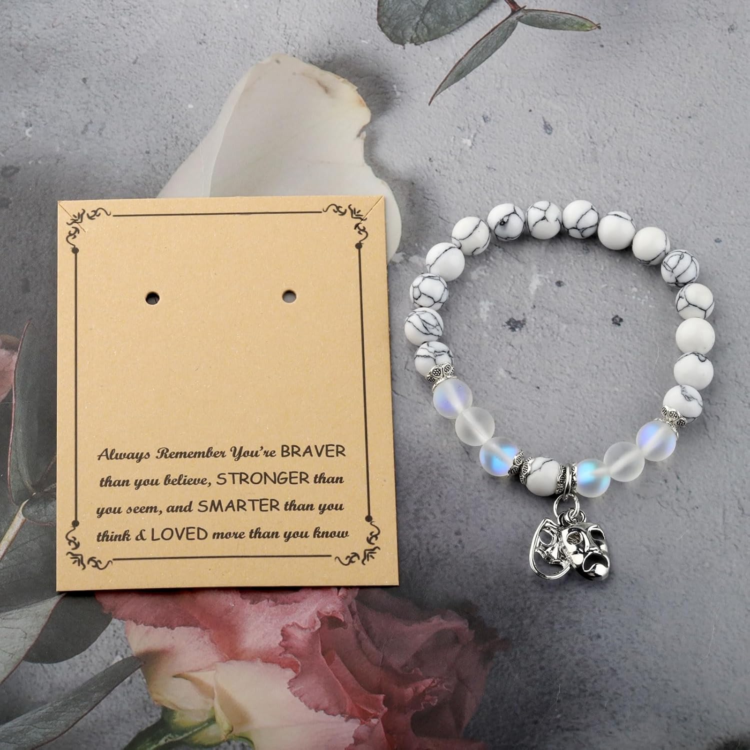 BNQL Drama Mask Bracelet Actor Actress Gifts Theatre Lover Gifts Theater Bracelet Mask Jewelry Comedy Tragedy Masks Bracelet - Image 4