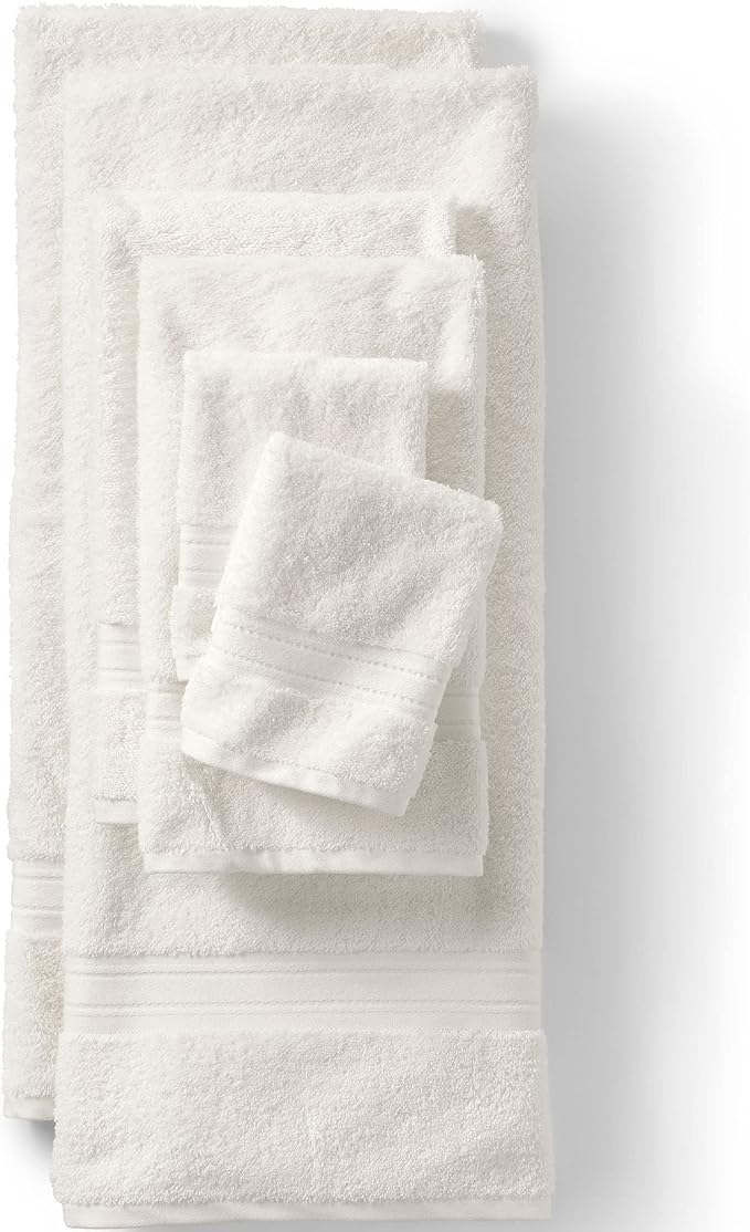 Lands' End Supima Towel Ivory BathTowel Set No Sz Home
