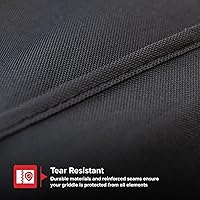 Vista 7 de Nexgrill - Funda de parrilla de 42 pulgadas, cubierta plana resistente al agua de servicio pesado con correa ajustable y ventilación, protección