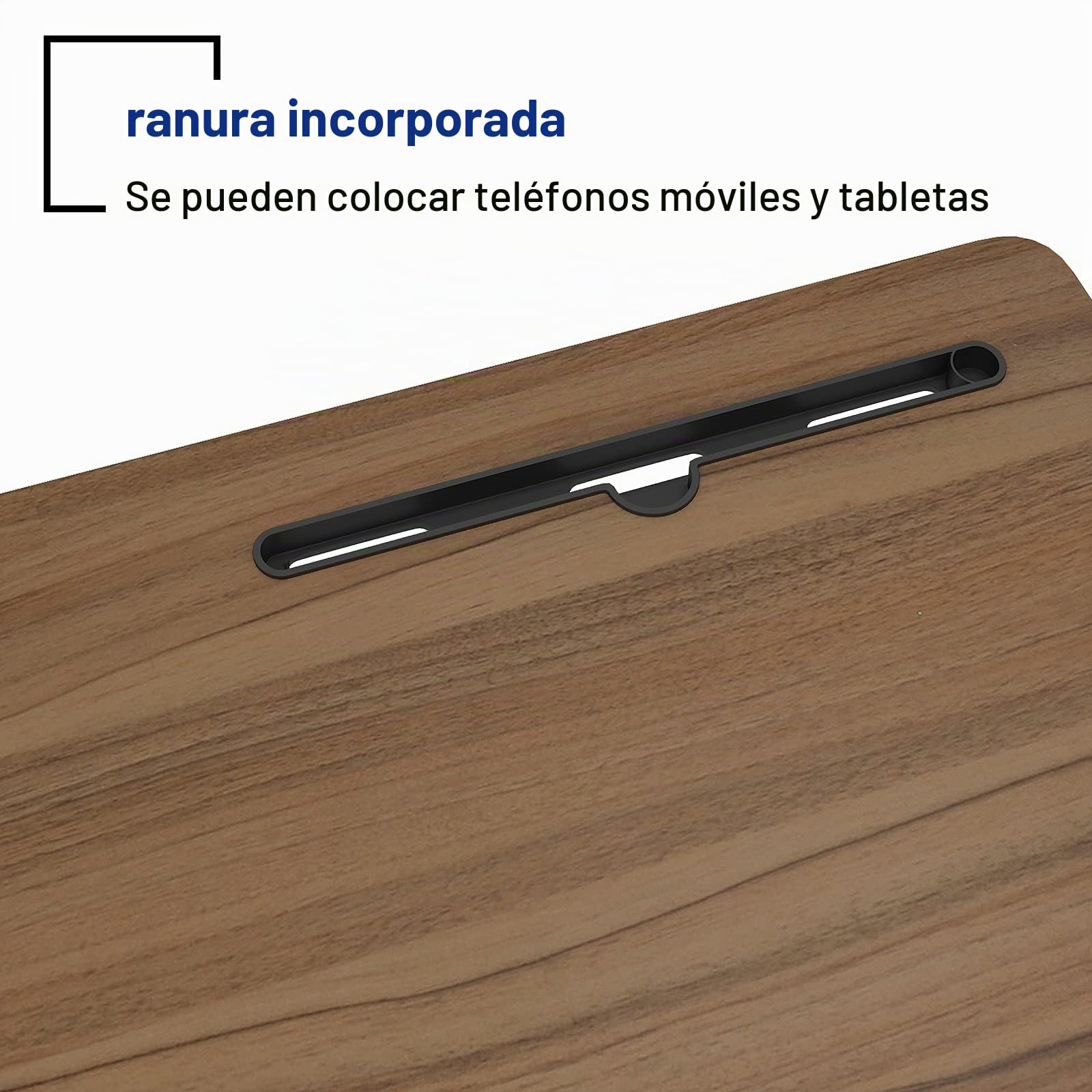 soges Mesas para Ordenador 80 x 40 cm Mesa Móvil de Ordenador Portatil con Ruedas, Sofá Mesa, Mesas de Centro