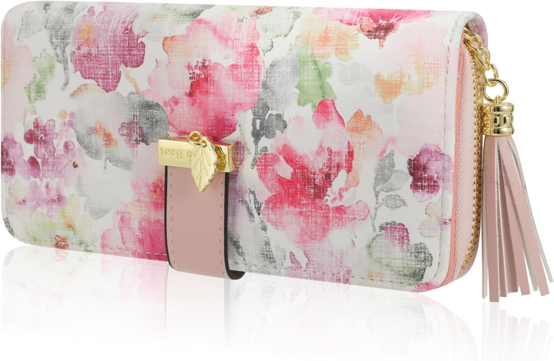 Pomelo Best Women Wallets RFID Ladies Purses with Multiple Card Slots and Roomy Compartment