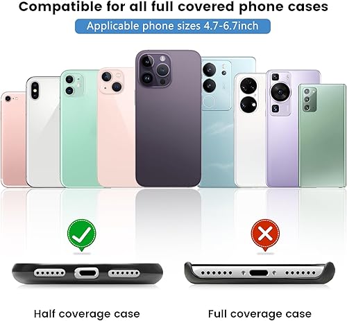 Miniatura 7 de COCASES Paquete de 2 lengüetas de sujeción para teléfono, pieza de repuesto para seguridad de teléfono inteligente, conector de cordón para teléfono