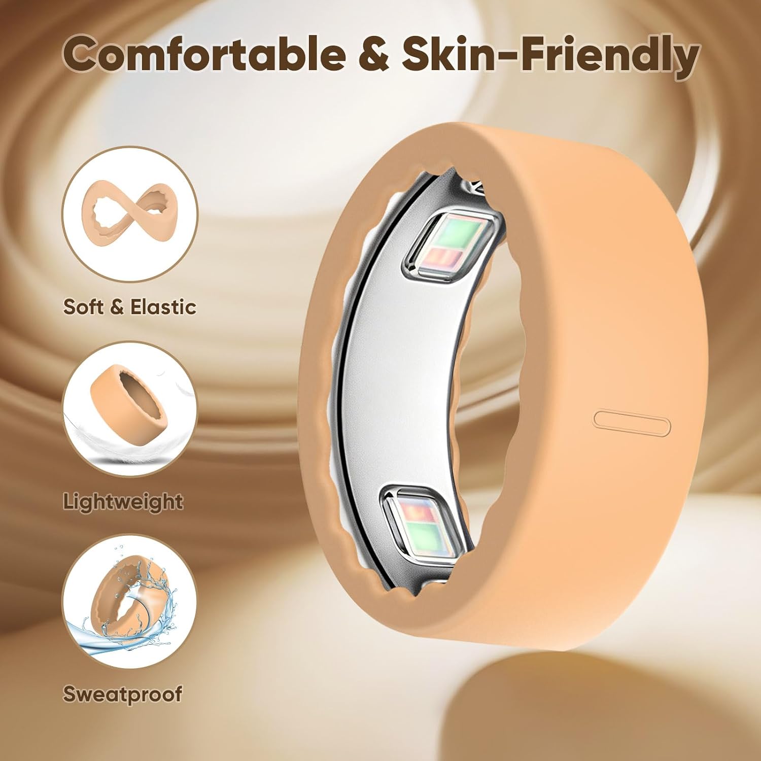 15 Pack Ultra-Thin Ring Cover Compatible with Oura Ring Gen 5