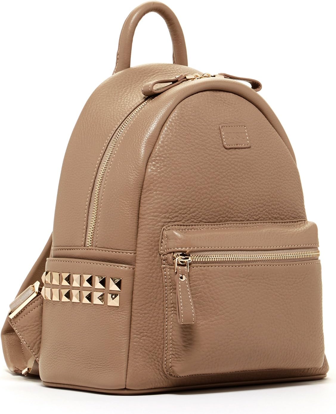 Leather backpack purse with side pockets Clearance