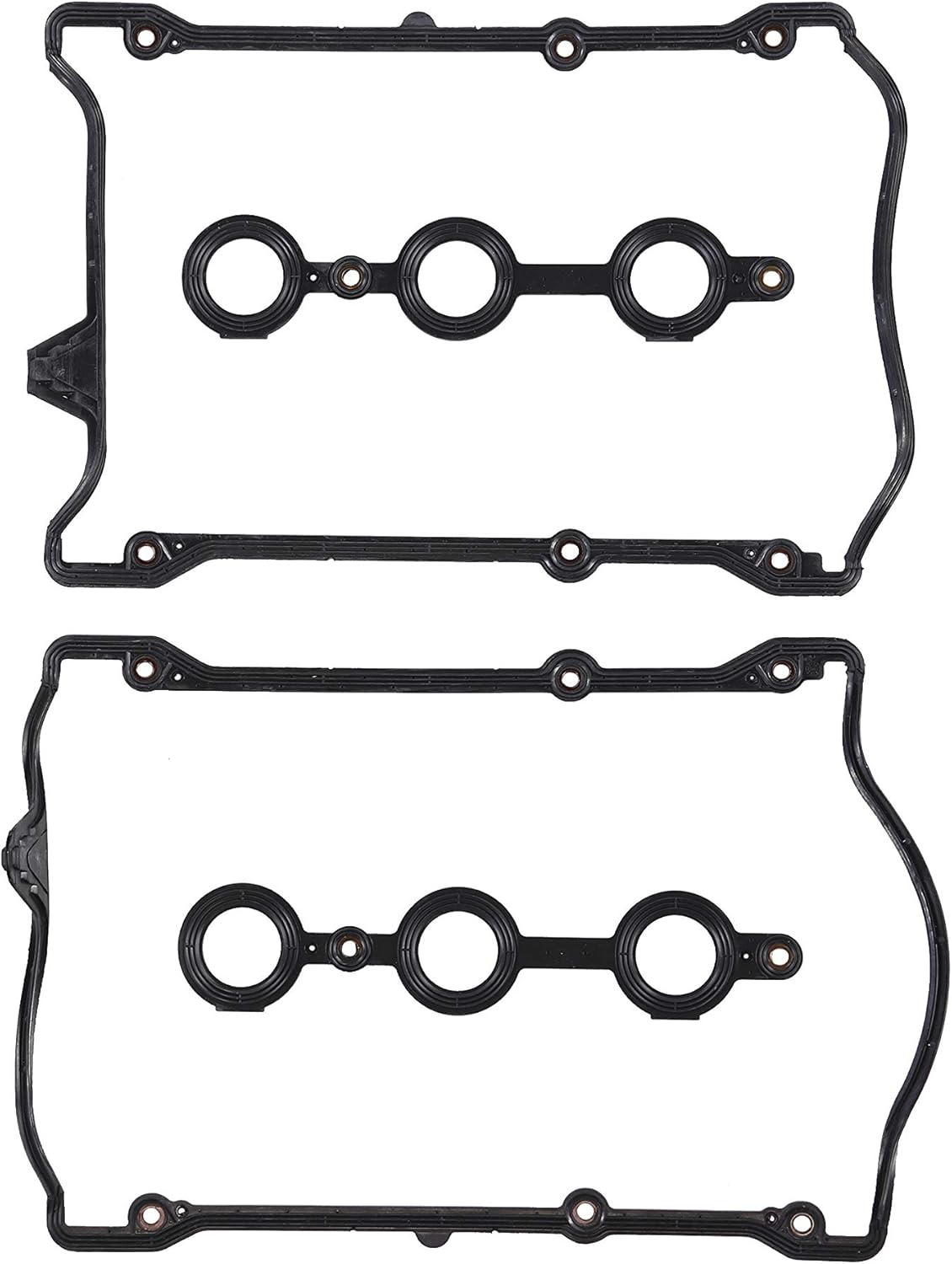 DNJ VC804G Valve Cover Gasket Set for 1998-2005, Audi, Volkswagen, A4, A4 Quattro, A6, A6 Quattro, Allroad Quattro, Passat, S4, 2.7L, 2.8L, V6, DOHC, 30V, Turbocharged