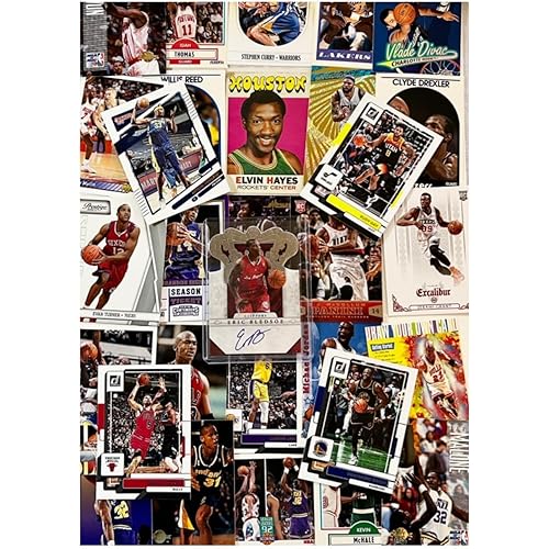 Generic 100 Basketball Card Hot Pack Box with 1 Authentic Autograph, Jersey, or Relic Cards in Every Box - Can Include Rookies, Stars, All-Stars, and Hall of Famers- Comes in Plain Card Box