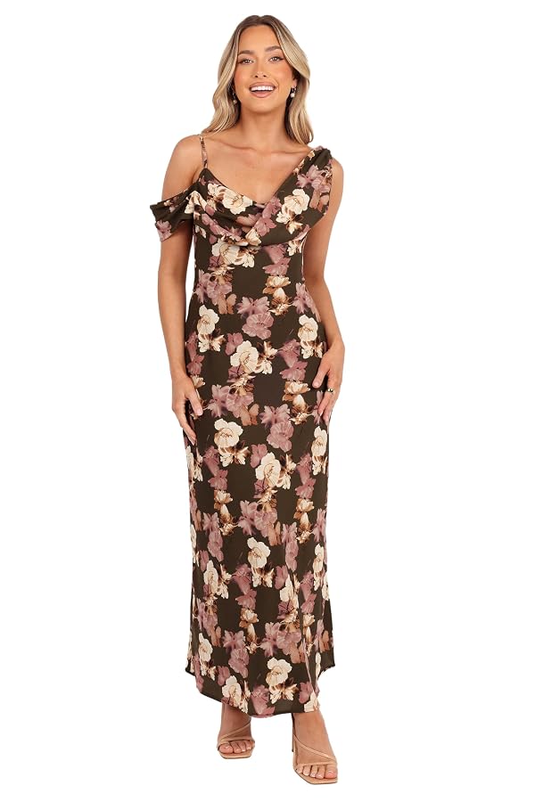 Petal & Pup Women's Kamryn Midi Dress-Olive Floral by Petal & Pup - Used condition - US$30.14