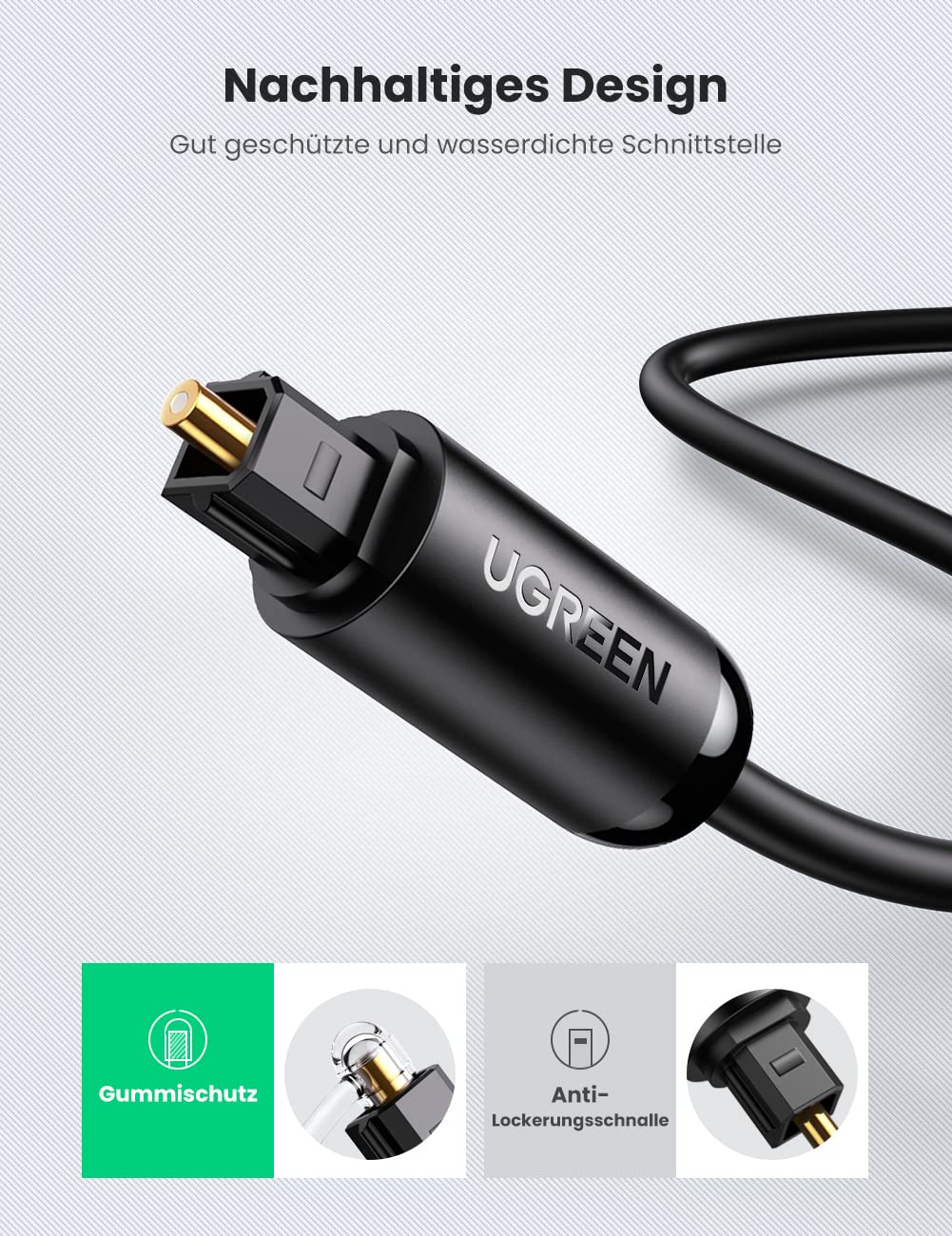 Syncwire Digitale Optische Audiokabel 3M - Toslink-kabel Syncwire Digitale Optische Audiokabel 3M - Toslink-kabel