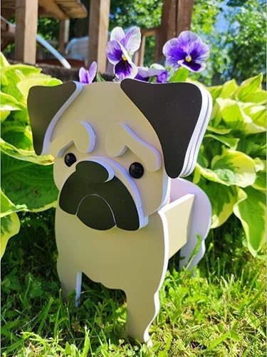 Miniatura 17 de Macetero de pastor australiano, macetas para perros, maceta en forma de animal, macetas de jardín para suculentas de jardín de primera calidad