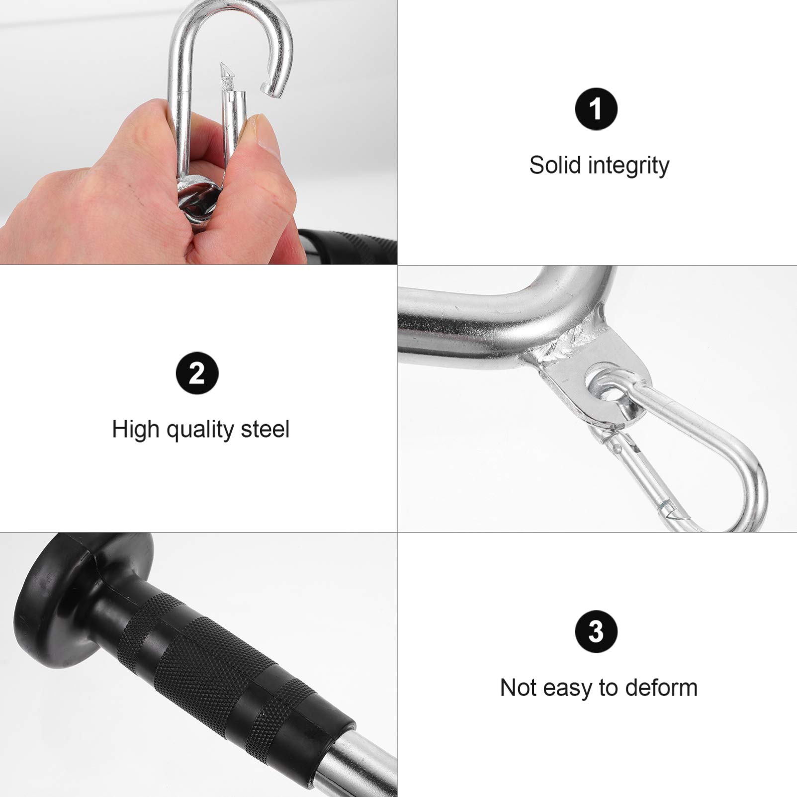 SUPVOX Fitness Lever in Acciaio e Pu per Esercizi di Muscolazione