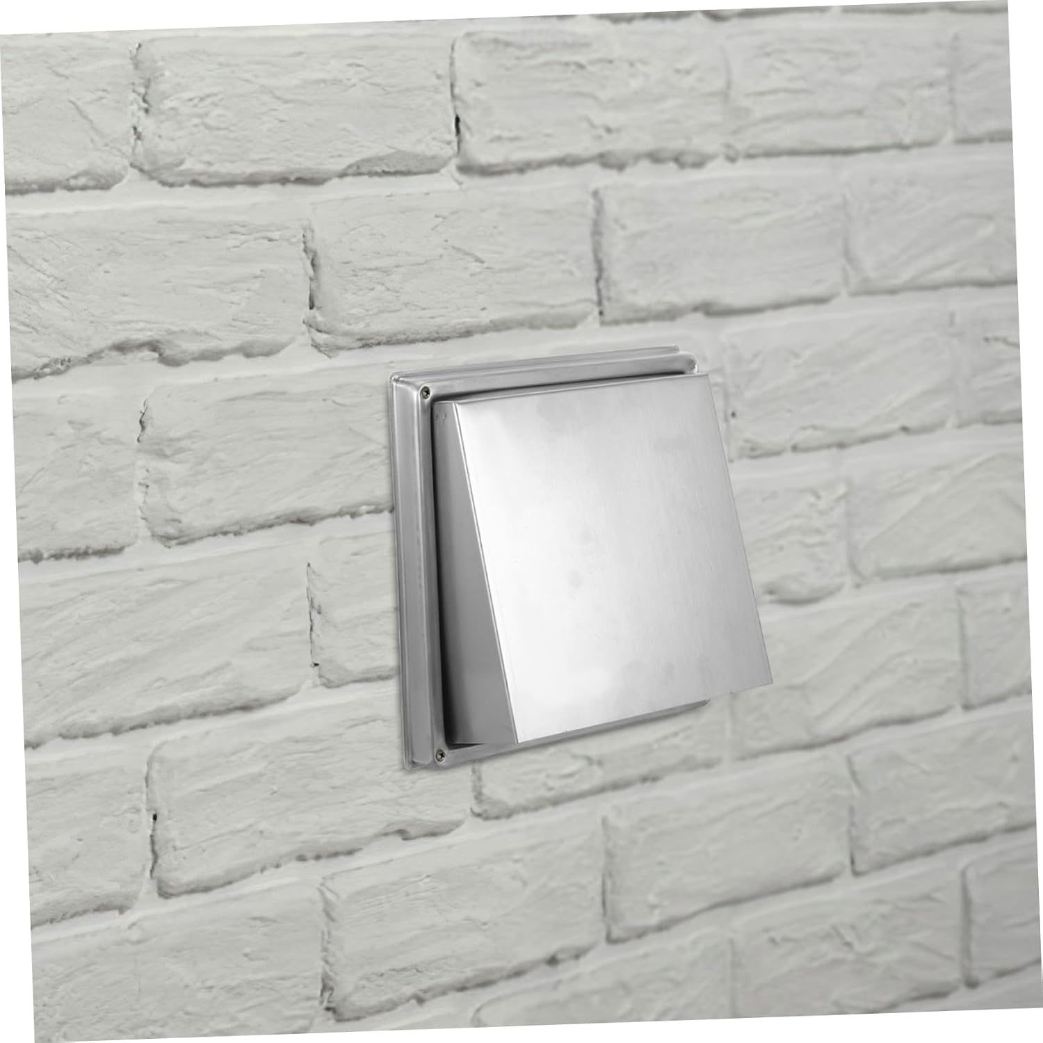 Stainless Steel Dryer Exhaust Vent Kit with Weatherproof round Wall Vent Outlet, Efficient Replacement for Small Kitchens and Homes, Silver 125mm with Screen and Screws