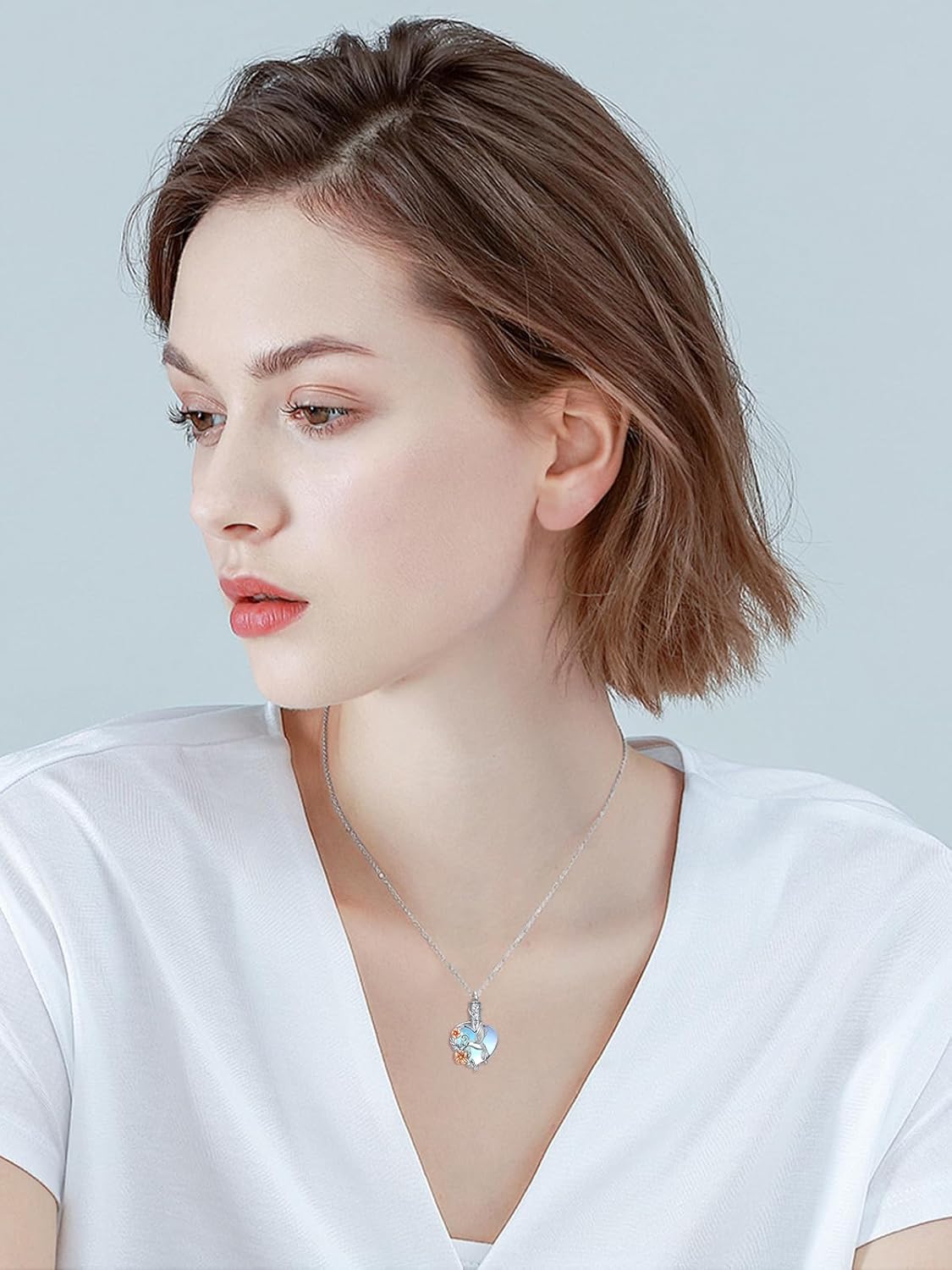 Dorunmo Cremation Jewelry for Ashes S925 Sterling Silver Hummingbird Urn Necklace Memorial Necklace for Human Ashes of Loved Ones Keepsake Locket Pendant - Image 4