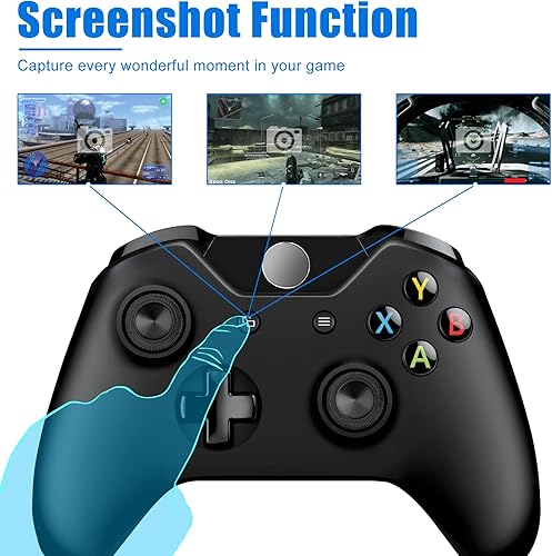 Vista 5 de NINIFEI Controlador Xbox, repuesto para control inalámbrico Xbox One, controlador Xbox Series compatible con Xbox Series XS, Xbox One, Windows 7810