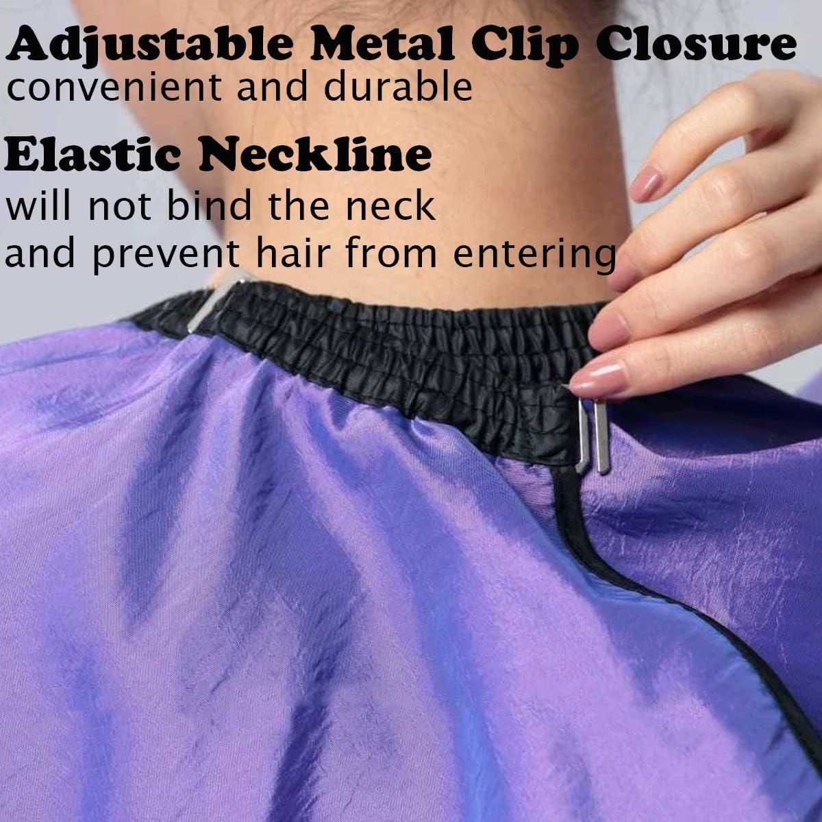 XDONEF Hair Cutting Cape Salon Capes for Clients with Hand Holes Waterproof Capes for Hair Stylist Hair Cut Dye Cape