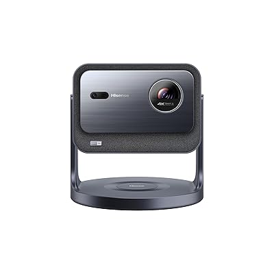 Hisense Laser Mini Projector C2, 65-300", Gimbal Design, 4K, Triple Color Laser, 110% BT.2020, 2000 ANSI Lumens, 1700:1 Native Contrast, Dolby Vision, HSR240, Sound by JBL