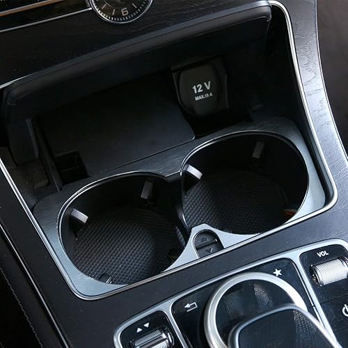 Miniatura 5 de CHEYA Aleación de aluminio titular de la cubierta del marco Trim para GLC X253 C E clase W205 W213 C180 GLC260 E200 E300