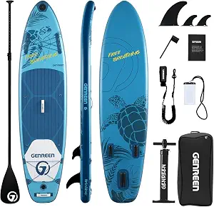 Inflatable Stand-Up Paddle Board 32" Width, All-Around, 11 ft with Accessories