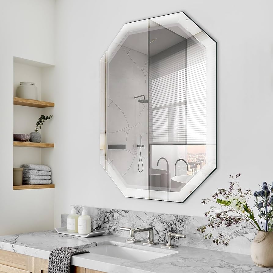 壁に掛ける鏡 Amazon.co.jp: モダンなスマートバスルームミラー、タッチ